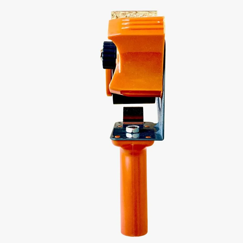 U-Haul Tape Gun Dispenser for Shipping Packing Storage Orange Plastic + Metal